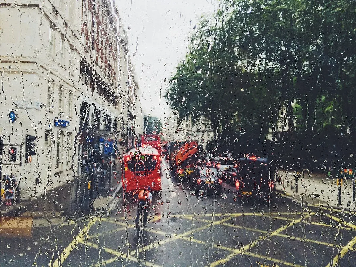Rain on a window