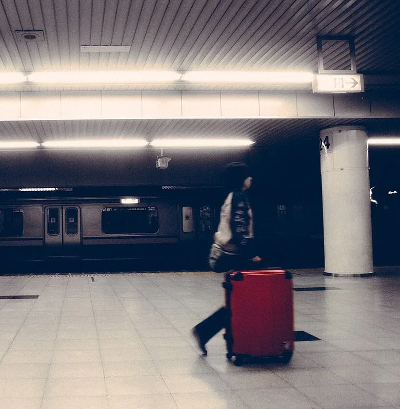 A railway station
