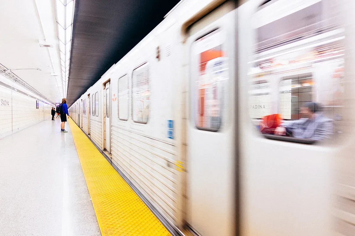 A railway station